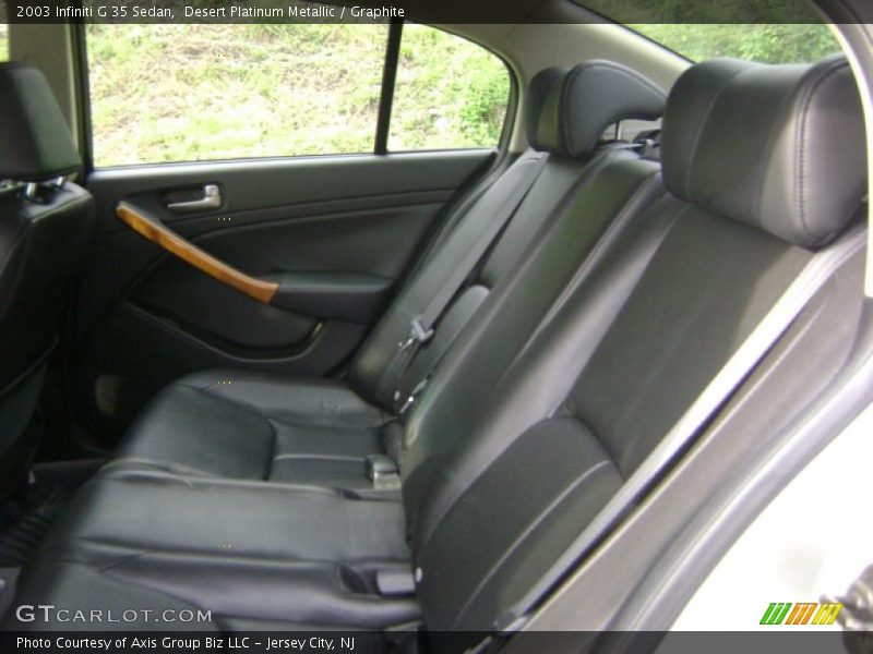 Desert Platinum Metallic / Graphite 2003 Infiniti G 35 Sedan