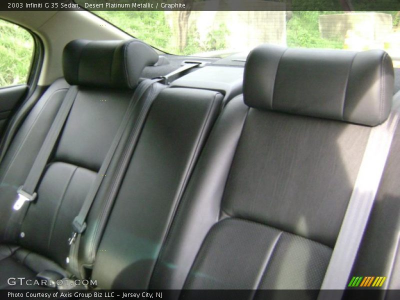 Desert Platinum Metallic / Graphite 2003 Infiniti G 35 Sedan