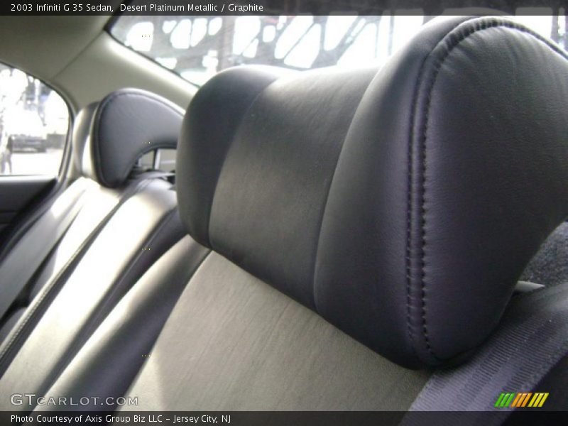 Desert Platinum Metallic / Graphite 2003 Infiniti G 35 Sedan