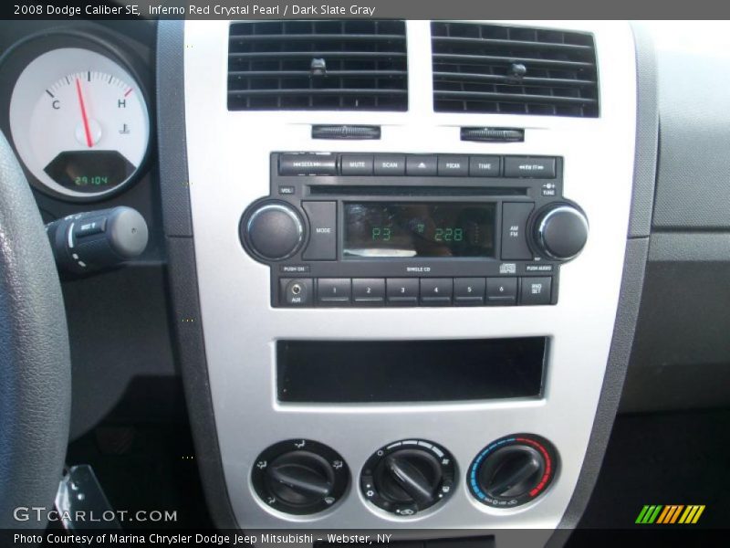 Inferno Red Crystal Pearl / Dark Slate Gray 2008 Dodge Caliber SE
