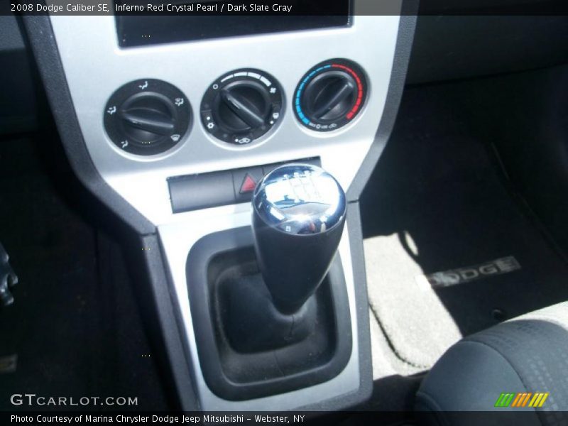 Inferno Red Crystal Pearl / Dark Slate Gray 2008 Dodge Caliber SE