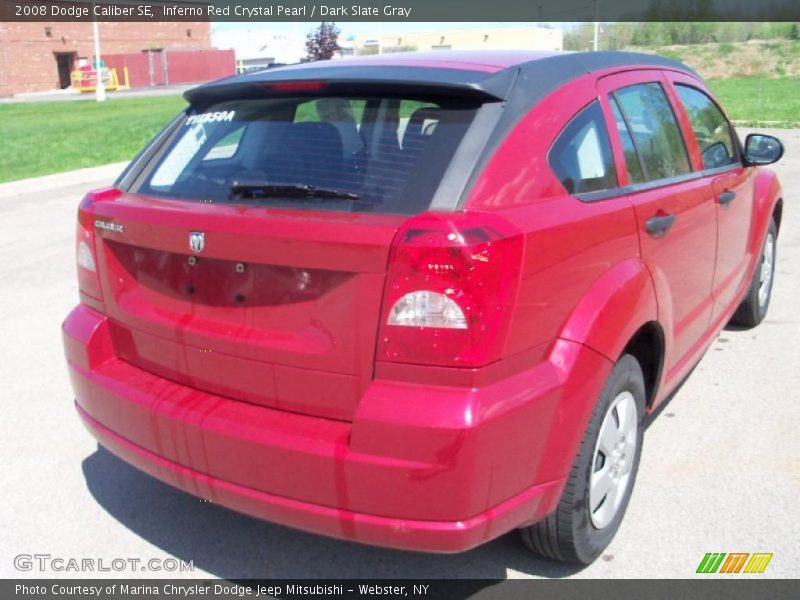 Inferno Red Crystal Pearl / Dark Slate Gray 2008 Dodge Caliber SE