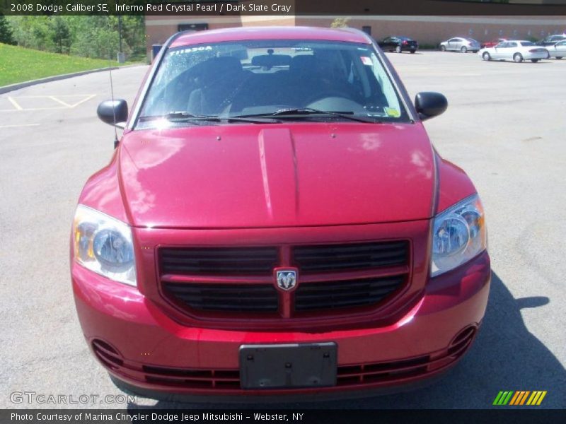 Inferno Red Crystal Pearl / Dark Slate Gray 2008 Dodge Caliber SE