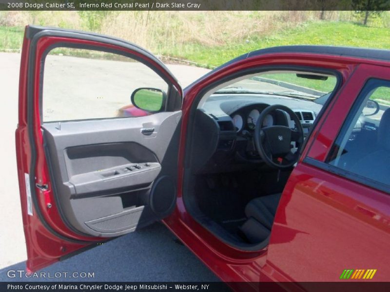 Inferno Red Crystal Pearl / Dark Slate Gray 2008 Dodge Caliber SE