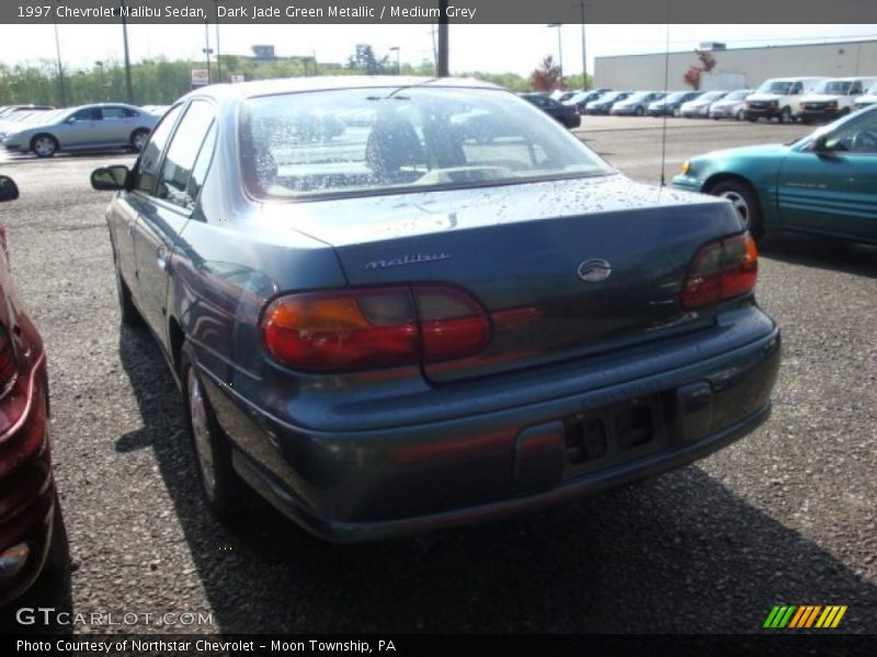 Dark Jade Green Metallic / Medium Grey 1997 Chevrolet Malibu Sedan