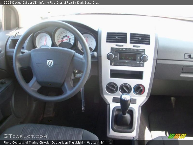 Inferno Red Crystal Pearl / Dark Slate Gray 2008 Dodge Caliber SE