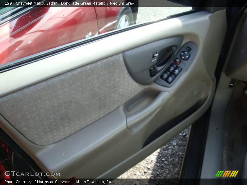 Dark Jade Green Metallic / Medium Grey 1997 Chevrolet Malibu Sedan
