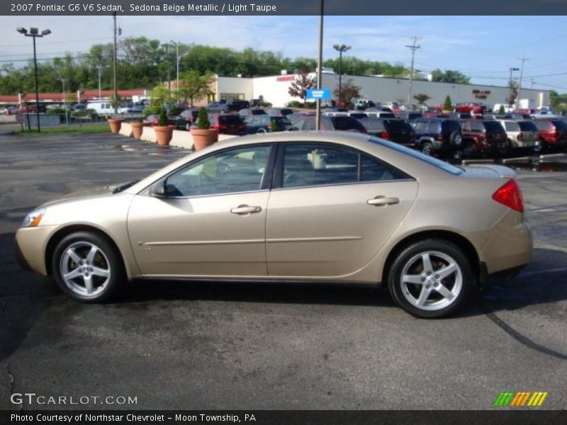 Sedona Beige Metallic / Light Taupe 2007 Pontiac G6 V6 Sedan