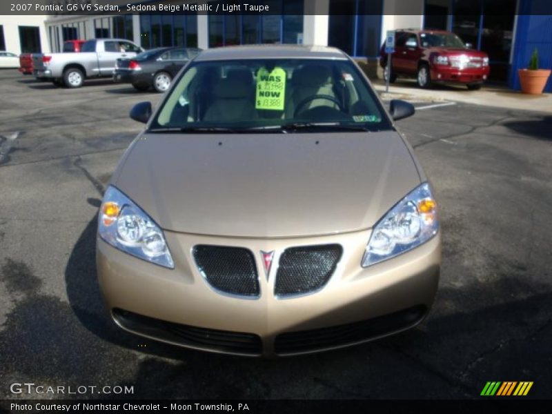 Sedona Beige Metallic / Light Taupe 2007 Pontiac G6 V6 Sedan