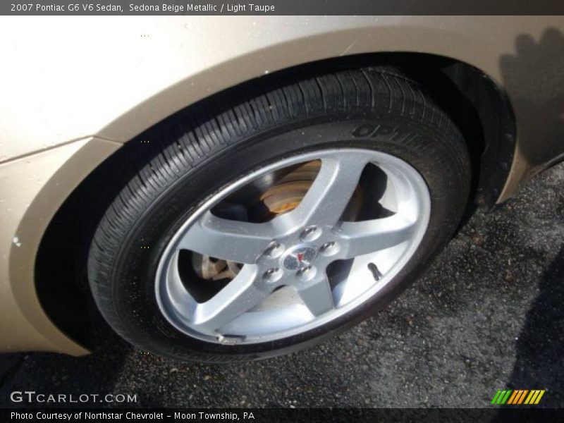 Sedona Beige Metallic / Light Taupe 2007 Pontiac G6 V6 Sedan