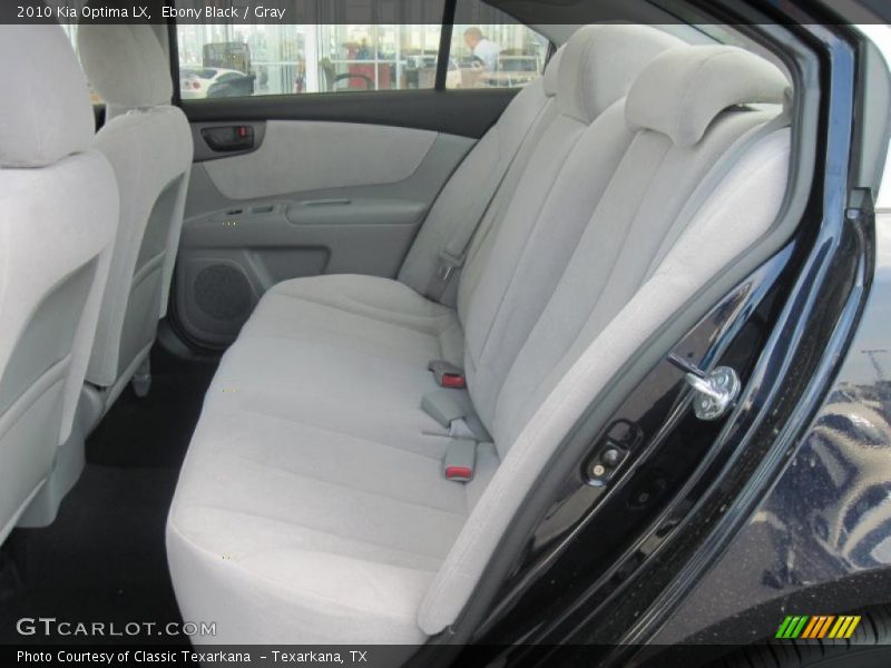 Ebony Black / Gray 2010 Kia Optima LX