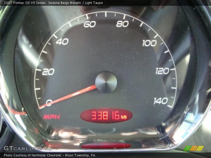 Sedona Beige Metallic / Light Taupe 2007 Pontiac G6 V6 Sedan