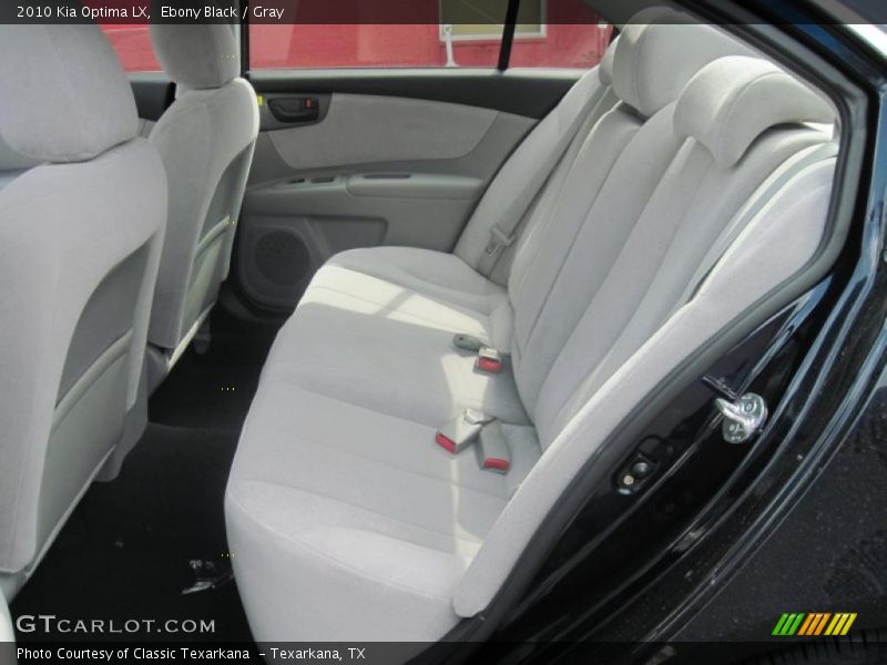Ebony Black / Gray 2010 Kia Optima LX