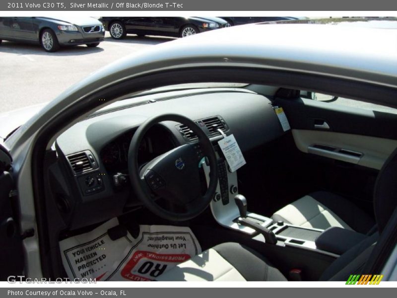Silver Metallic / Off Black/Blonde T-Tec 2011 Volvo C30 T5