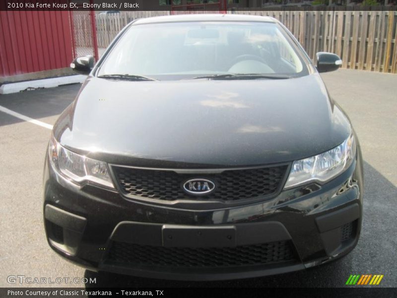 Ebony Black / Black 2010 Kia Forte Koup EX