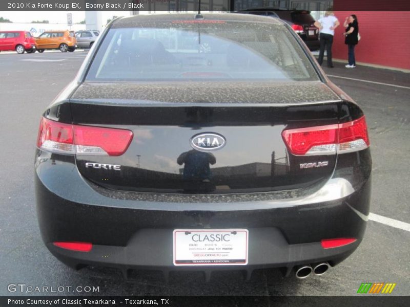 Ebony Black / Black 2010 Kia Forte Koup EX