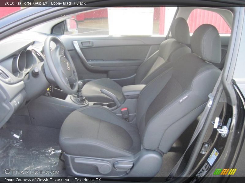 Ebony Black / Black 2010 Kia Forte Koup EX