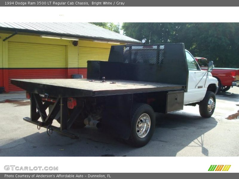 Bright White / Gray 1994 Dodge Ram 3500 LT Regular Cab Chassis