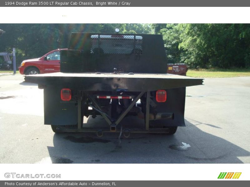Bright White / Gray 1994 Dodge Ram 3500 LT Regular Cab Chassis