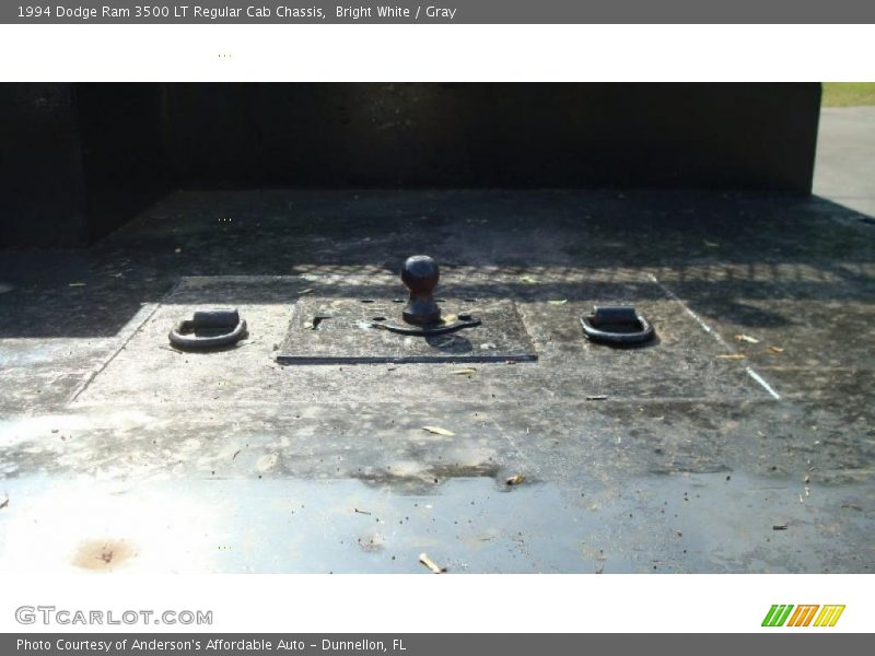 Bright White / Gray 1994 Dodge Ram 3500 LT Regular Cab Chassis