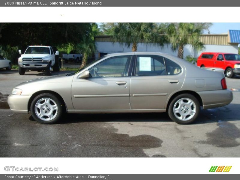 Sandrift Beige Metallic / Blond 2000 Nissan Altima GLE