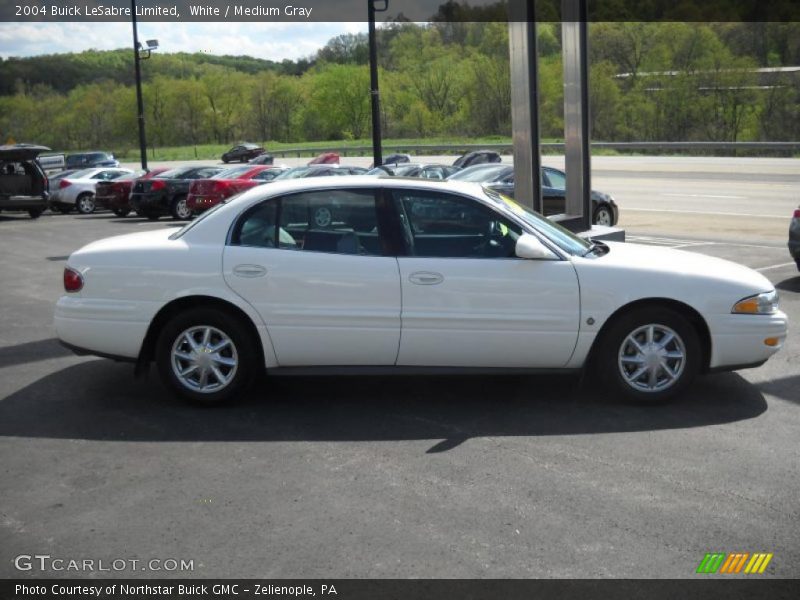 White / Medium Gray 2004 Buick LeSabre Limited
