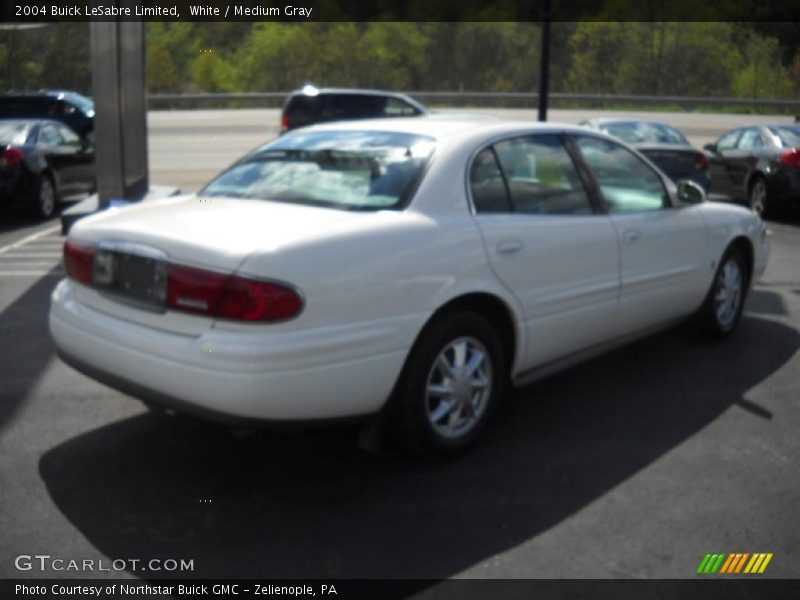 White / Medium Gray 2004 Buick LeSabre Limited