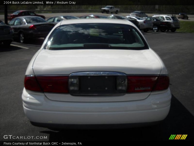 White / Medium Gray 2004 Buick LeSabre Limited