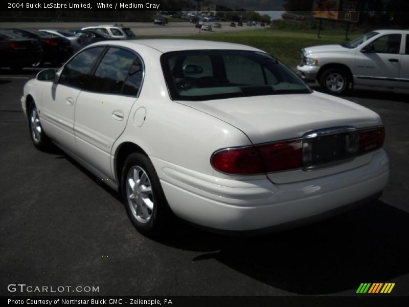 White / Medium Gray 2004 Buick LeSabre Limited