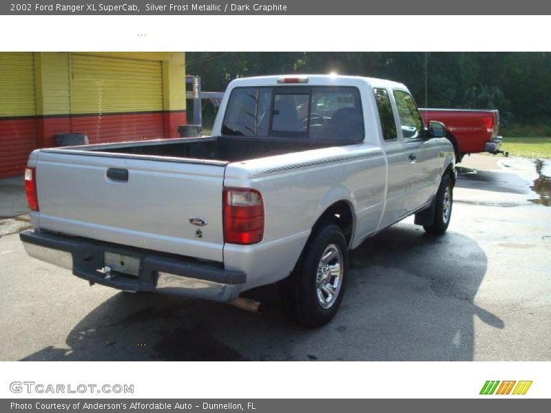 Silver Frost Metallic / Dark Graphite 2002 Ford Ranger XL SuperCab