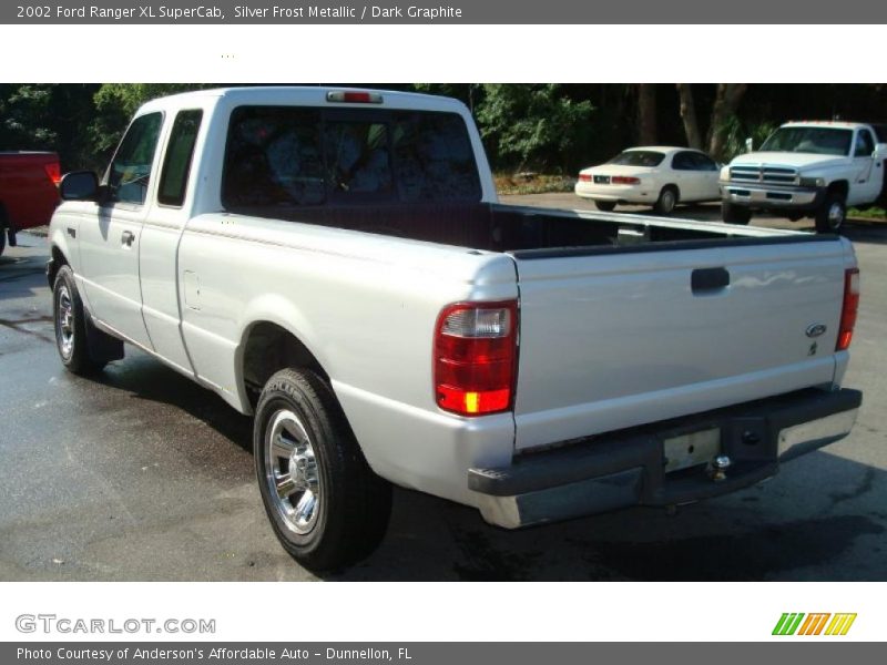 Silver Frost Metallic / Dark Graphite 2002 Ford Ranger XL SuperCab