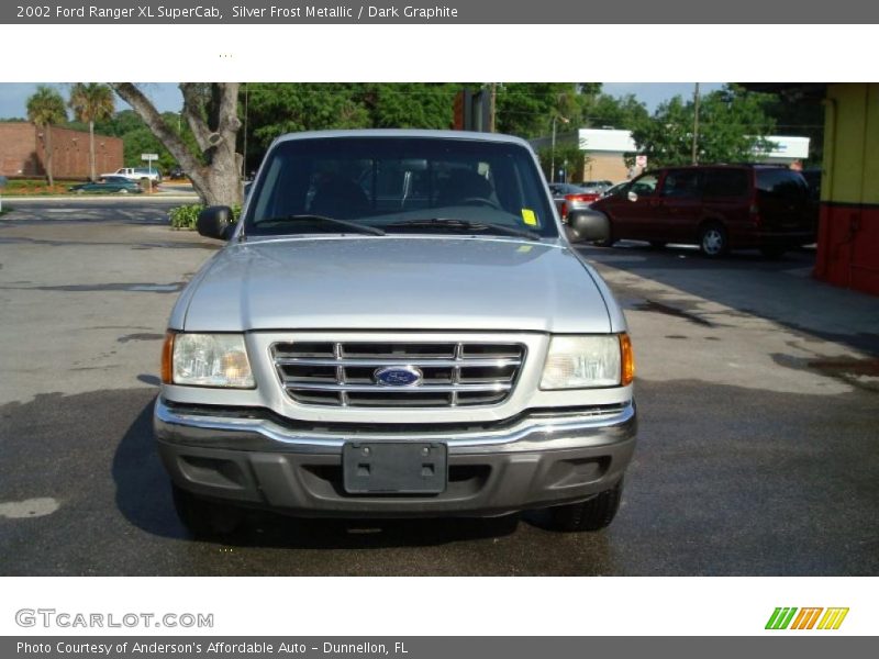 Silver Frost Metallic / Dark Graphite 2002 Ford Ranger XL SuperCab