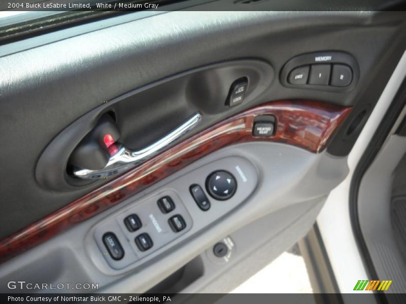 White / Medium Gray 2004 Buick LeSabre Limited