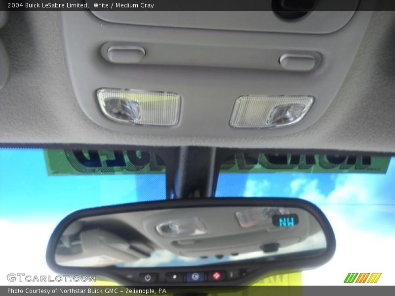 White / Medium Gray 2004 Buick LeSabre Limited