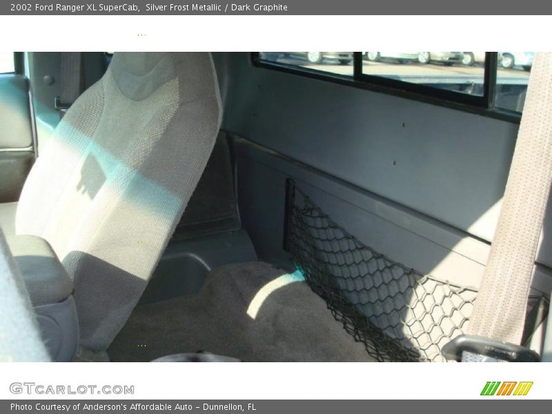 Silver Frost Metallic / Dark Graphite 2002 Ford Ranger XL SuperCab