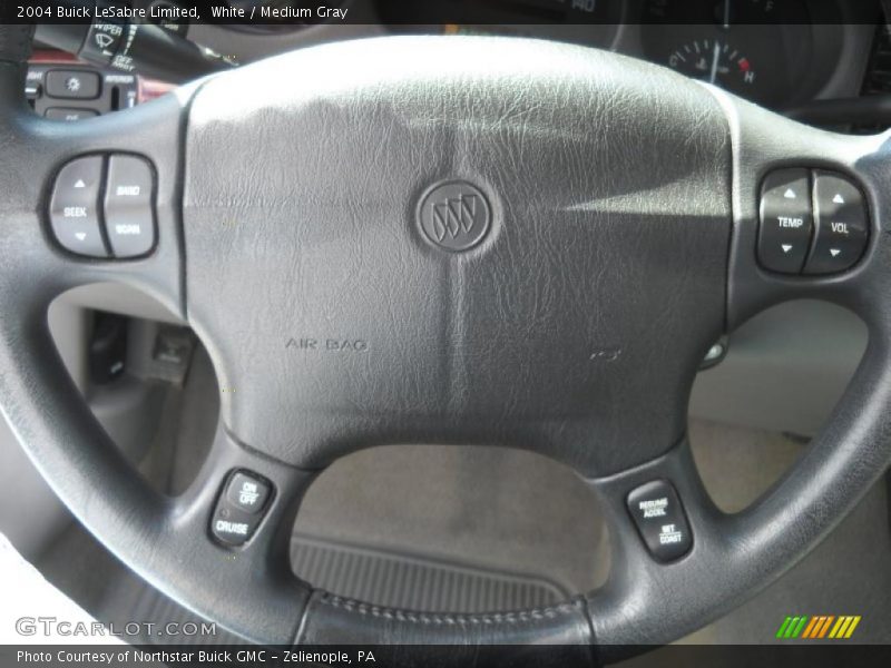 White / Medium Gray 2004 Buick LeSabre Limited