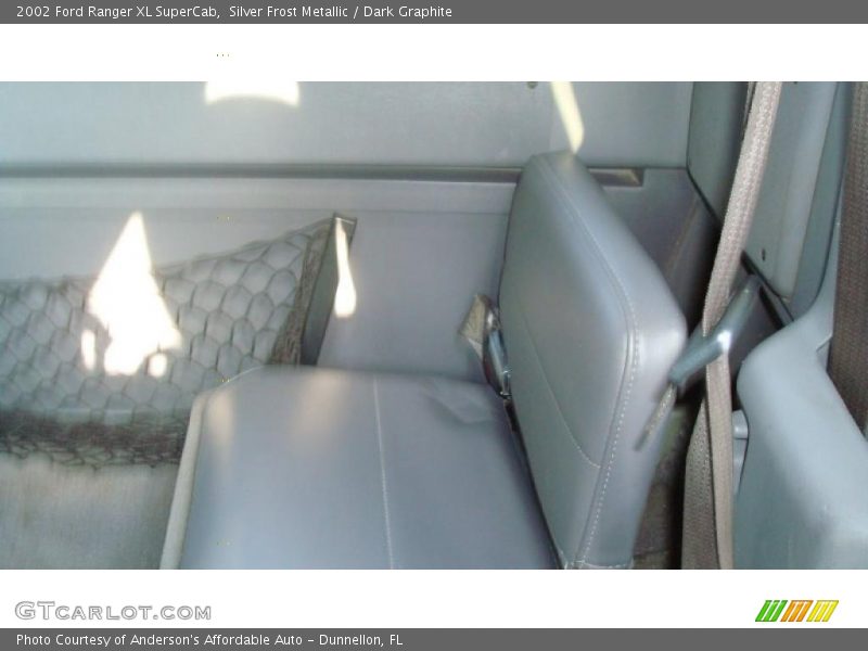 Silver Frost Metallic / Dark Graphite 2002 Ford Ranger XL SuperCab