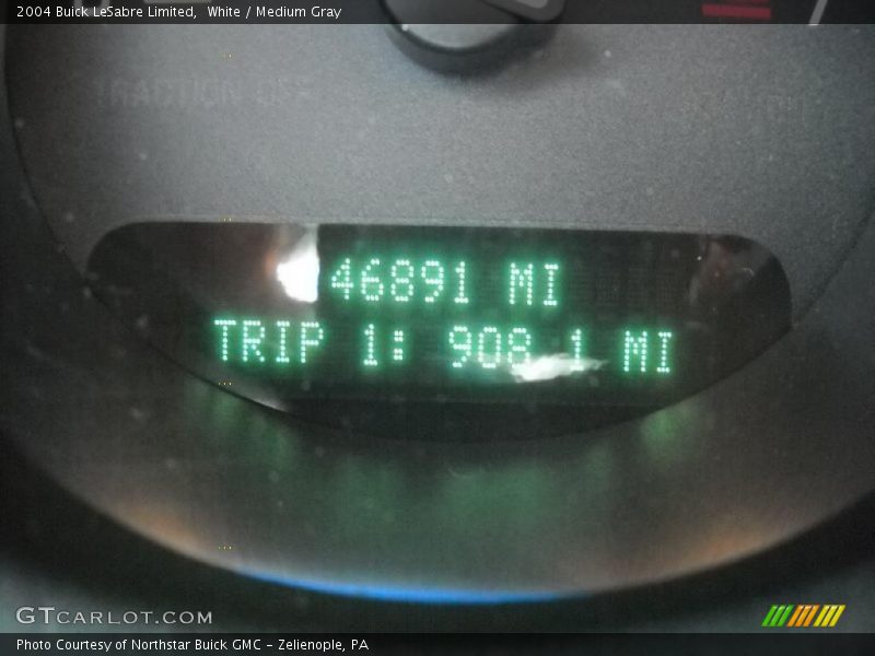 White / Medium Gray 2004 Buick LeSabre Limited