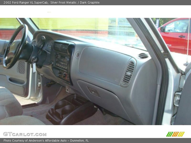 Silver Frost Metallic / Dark Graphite 2002 Ford Ranger XL SuperCab