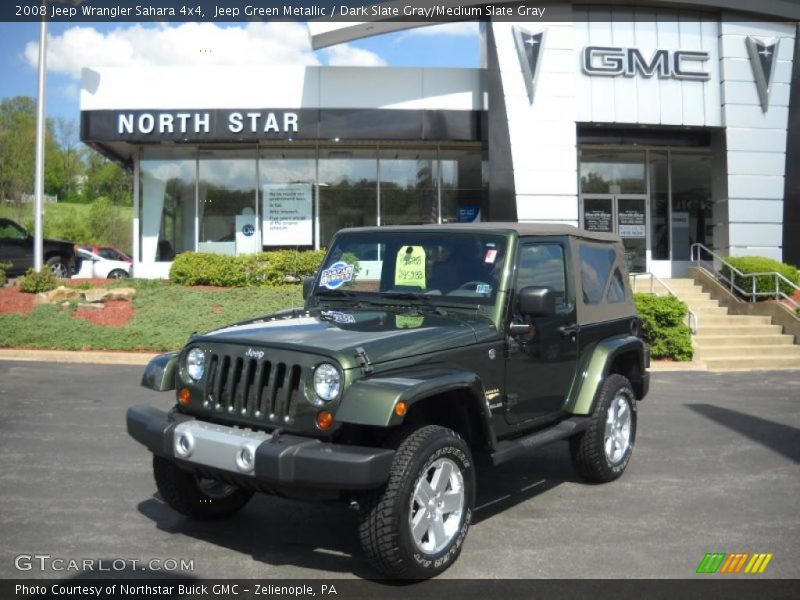 Jeep Green Metallic / Dark Slate Gray/Medium Slate Gray 2008 Jeep Wrangler Sahara 4x4