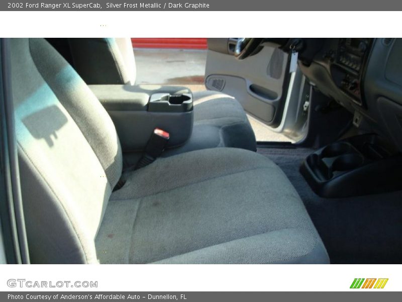 Silver Frost Metallic / Dark Graphite 2002 Ford Ranger XL SuperCab