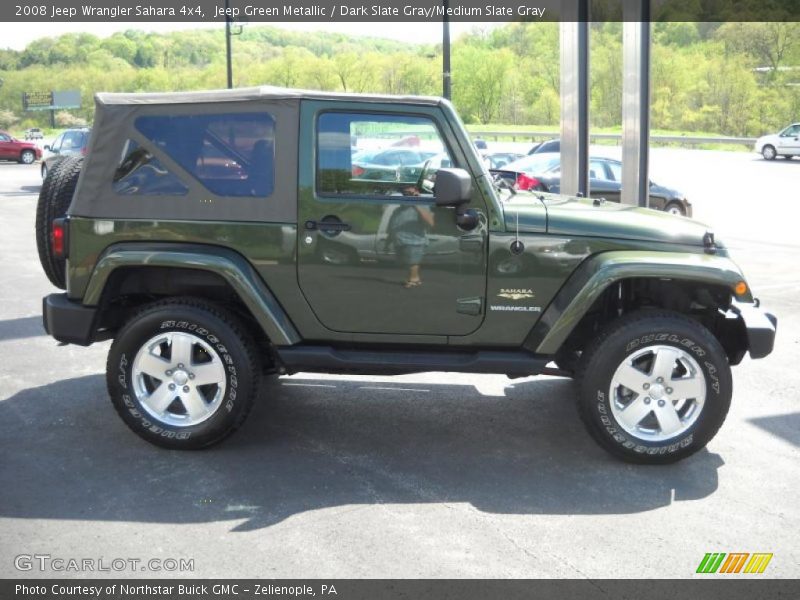Jeep Green Metallic / Dark Slate Gray/Medium Slate Gray 2008 Jeep Wrangler Sahara 4x4
