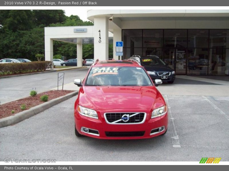 Passion Red / Off Black 2010 Volvo V70 3.2 R-Design