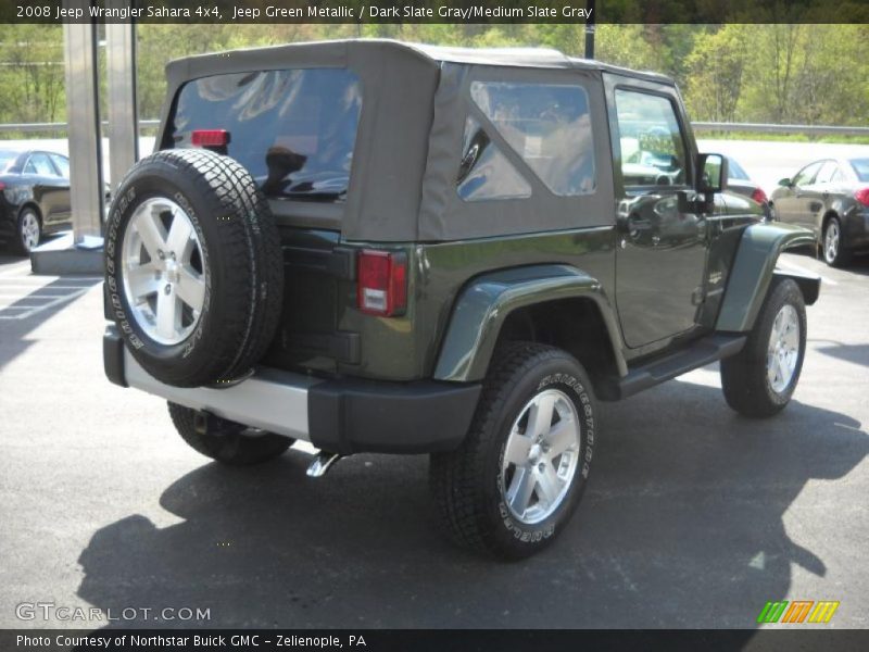 Jeep Green Metallic / Dark Slate Gray/Medium Slate Gray 2008 Jeep Wrangler Sahara 4x4
