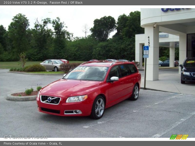 Passion Red / Off Black 2010 Volvo V70 3.2 R-Design