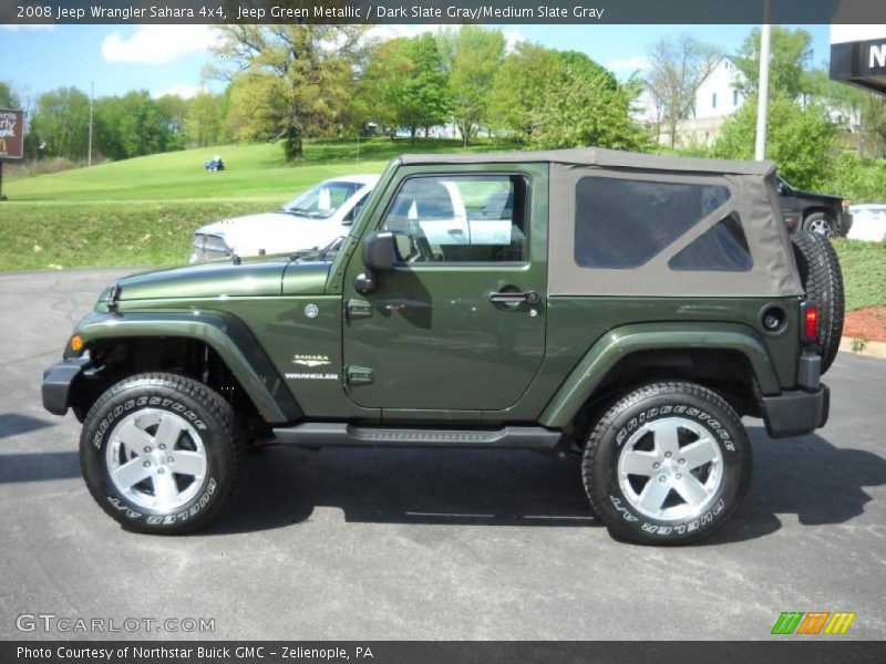 Jeep Green Metallic / Dark Slate Gray/Medium Slate Gray 2008 Jeep Wrangler Sahara 4x4