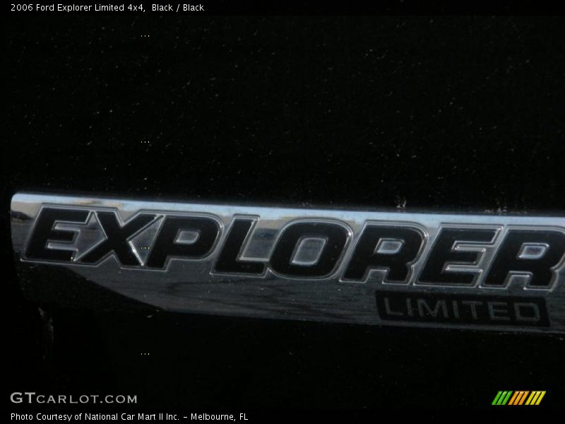 Black / Black 2006 Ford Explorer Limited 4x4