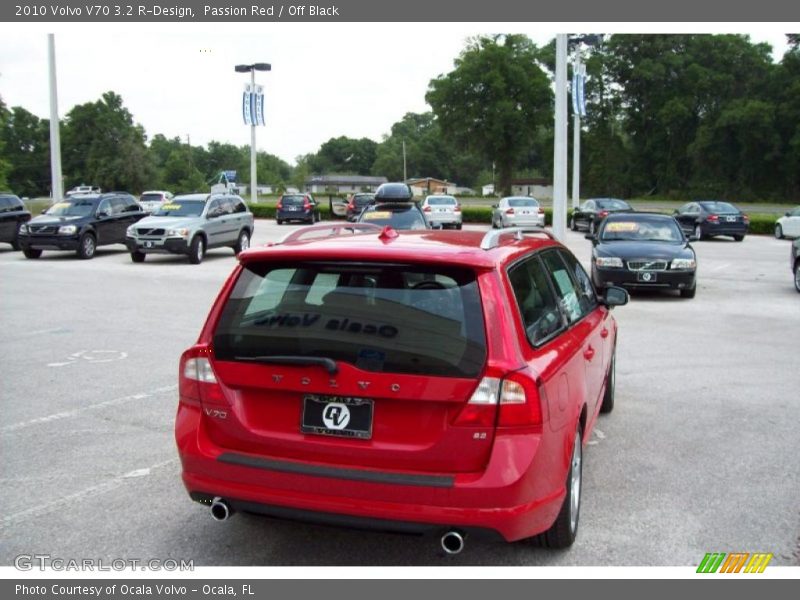 Passion Red / Off Black 2010 Volvo V70 3.2 R-Design