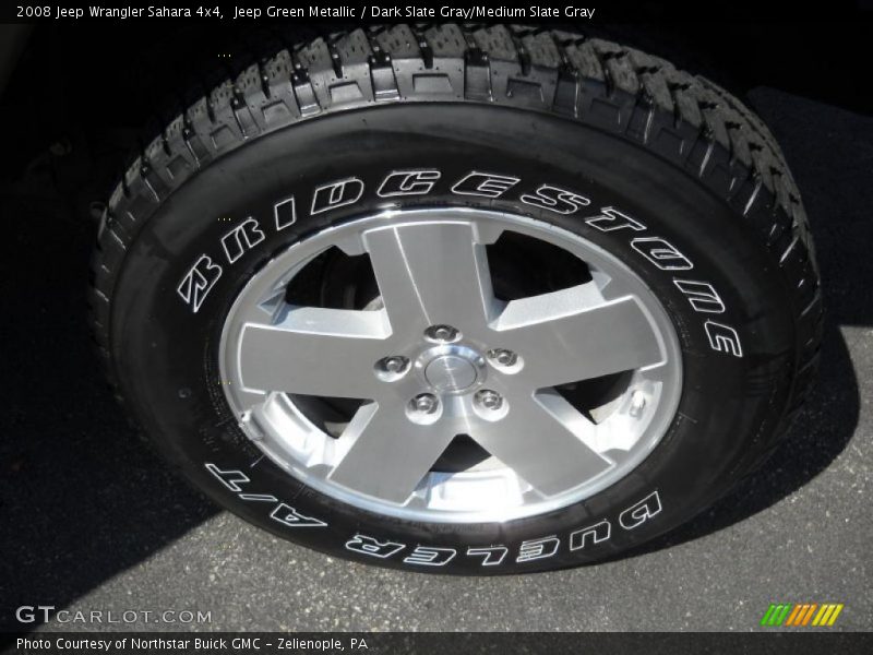 Jeep Green Metallic / Dark Slate Gray/Medium Slate Gray 2008 Jeep Wrangler Sahara 4x4