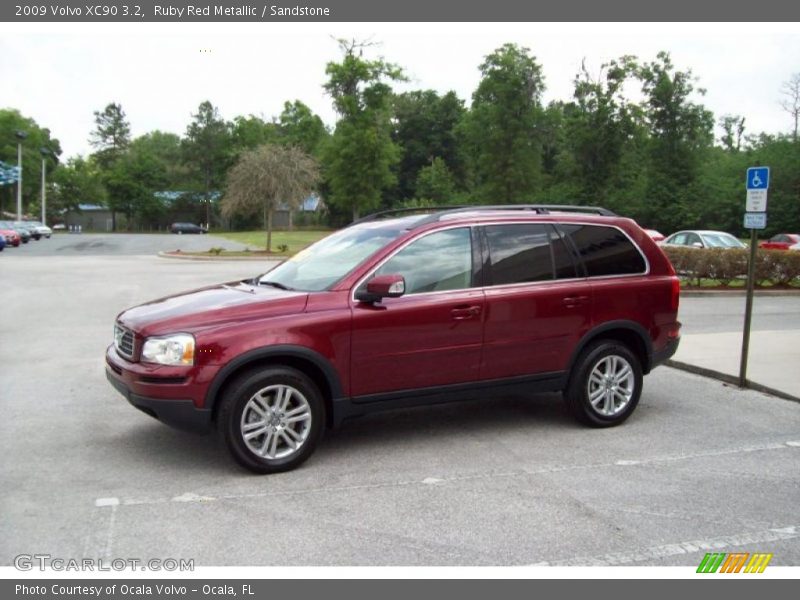 Ruby Red Metallic / Sandstone 2009 Volvo XC90 3.2